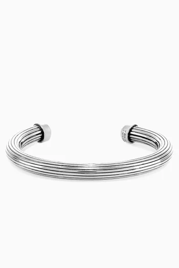 Linear Bracelet in Sterling Silver
