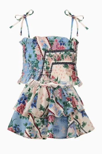 Kavi Ruffled Mini Skirt