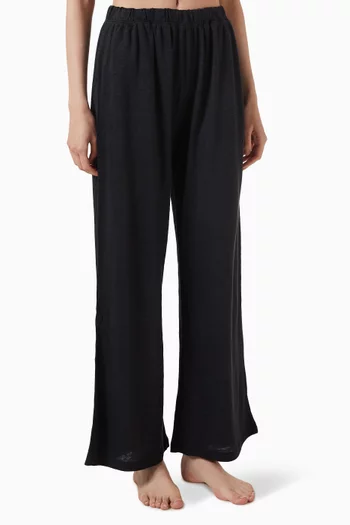 Wide-leg Pants in Organic Linen