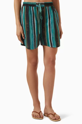 Arrone Striped Shorts in Cotton