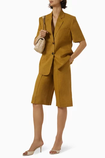 Cattolica Bermuda Shorts in Linen