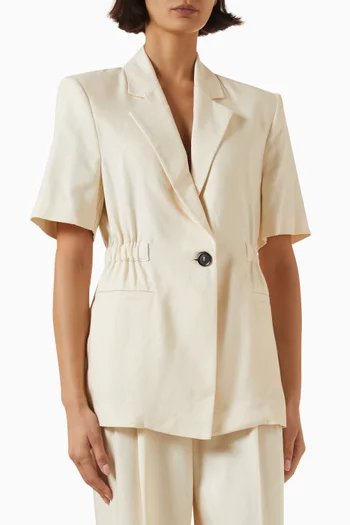 Assago Elastic Blazer in Viscose-blend