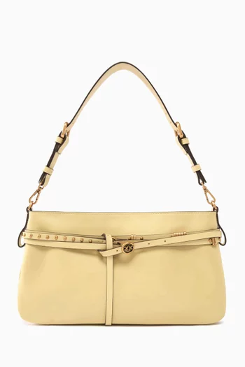 Medium Belt Shoulder Bag in Leather