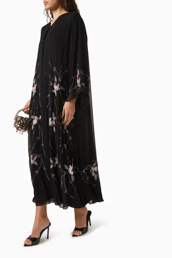Embellished Abaya in Chiffon