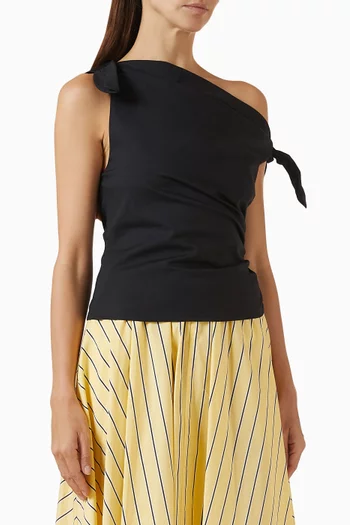 Bellaria Top in Stretch Cotton