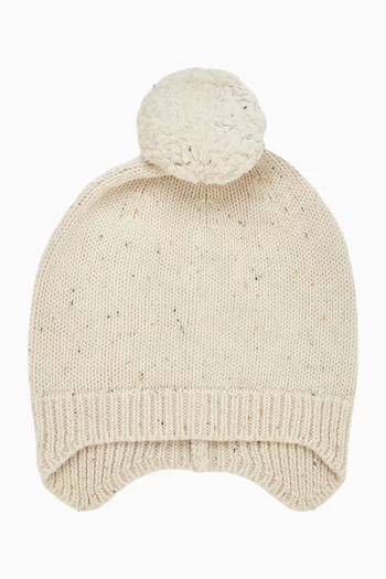 Charlie Beanie in Organic Cotton-knit