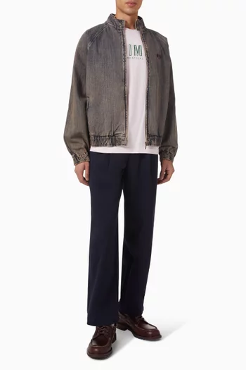 Baggy Chino Pants in Cotton