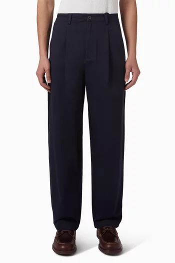 Baggy Chino Pants in Cotton