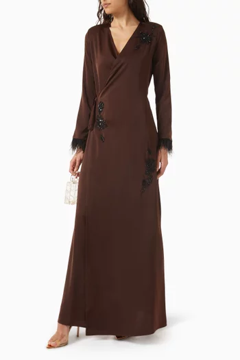 Soir Dress in Mulberry Silk