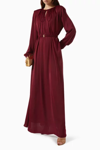 Cheryl Dress in Mulberry Silk
