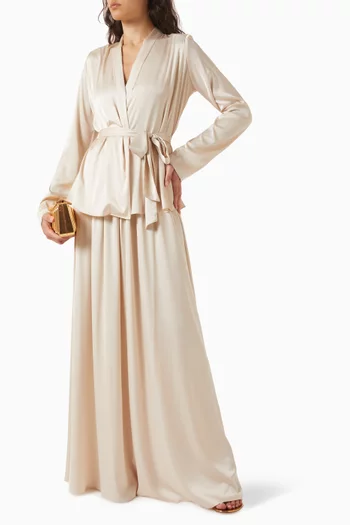 Rowe Belted Jacket & Skirt Set