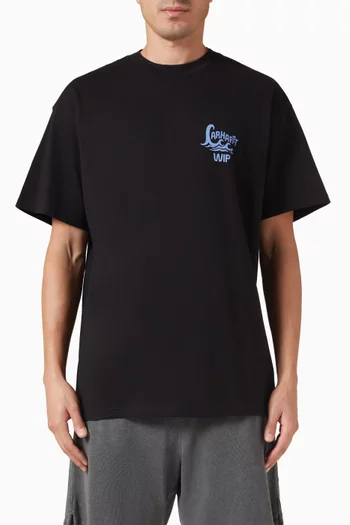 Waves T-shirt in Organic Cotton