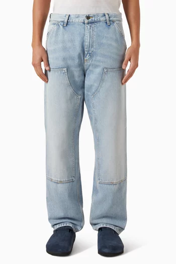 Double Knee Pants in Denim