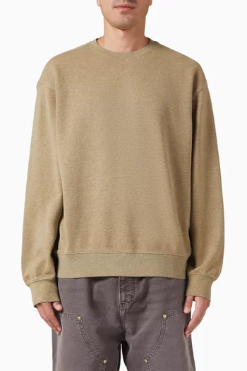 Caspian Sweatshirt in Loopback Cotton-jersey