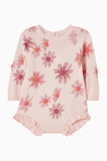 Baby Girl Orchard Bloom Organic Knitted Bodysuit