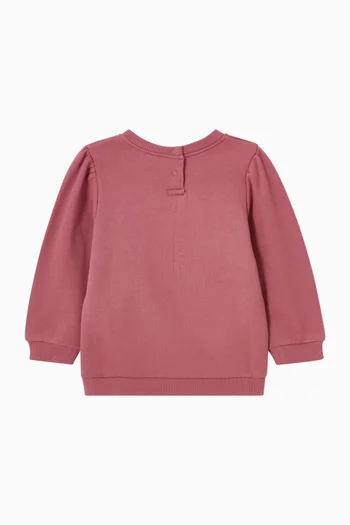 Baby Girl Orchard Bloom Sweatshirt in Cotton