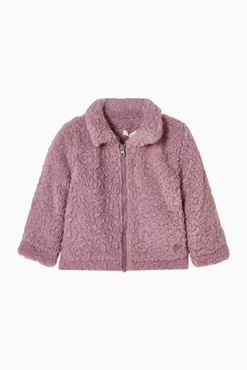 Baby Girl Winter Vacay Coat in Sherpa