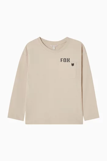 Junior Boy Outback Adventure Fox T-shirt in Cotton