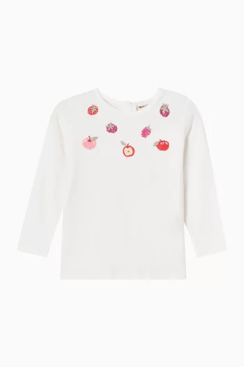 Wild Garden Boucle T-shirt in Organic Cotton