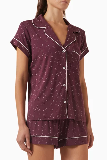 Gisele Printed Shortie Pyjama Set