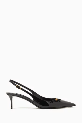 DG 60 Slingback Pumps in Patent Leather