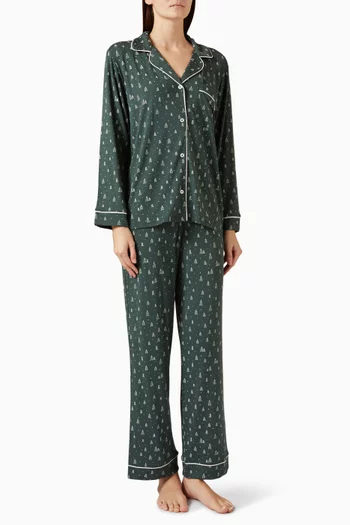 Gisele Printed Long Pyjama Set in TENCEL™ Modal