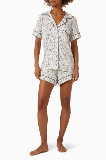 Gisele Printed  Relaxed Short Pyjama Set in TENCEL™ Modal