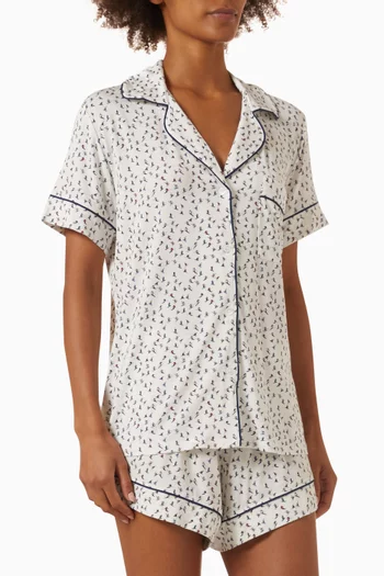 Gisele Printed  Relaxed Short Pyjama Set in TENCEL™ Modal
