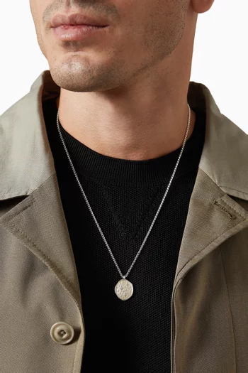 Diamond Starry Sky Talisman Necklace in Gold Vermeil