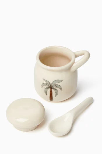 Palmas Mamey Jar in Ceramic
