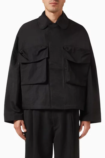 Pilot Jacket in Silk-nylon