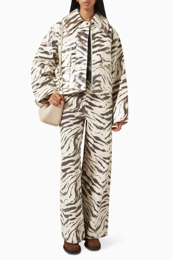 Zebra-print Jacket