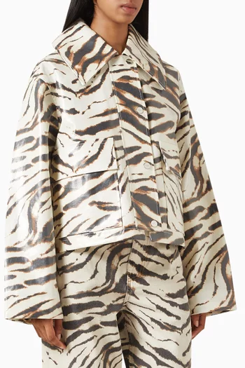 Zebra-print Jacket