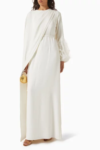 Asymmetrical Draped Gown