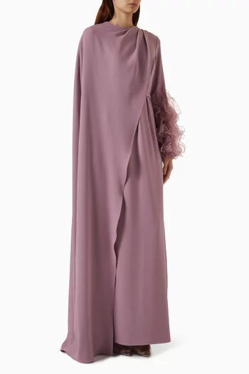 Asymmetrical Draped Gown