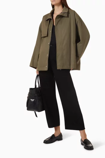 The Short Field Trench Jacket in Cotton