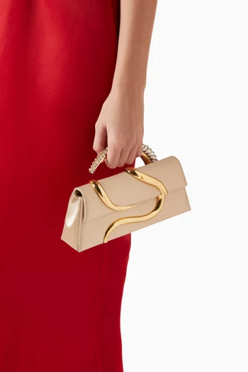 Aura Top-handle Bag in Satin