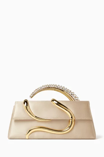 Aura Top-handle Bag in Satin