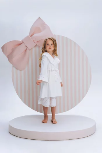 Simone Night Gown in Cotton Terry