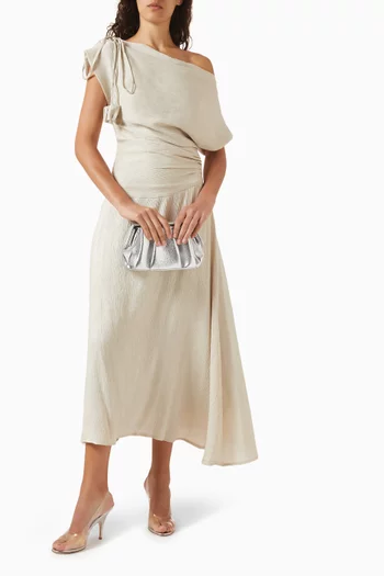 Asymmetrical Midi Dress