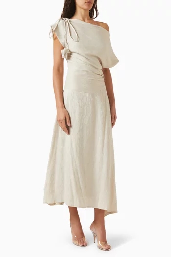 Asymmetrical Midi Dress
