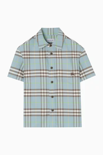 Check Shirt in Cotton