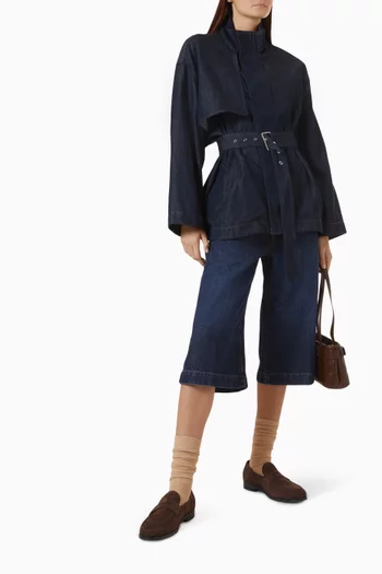The Culotte Jeans in Denim