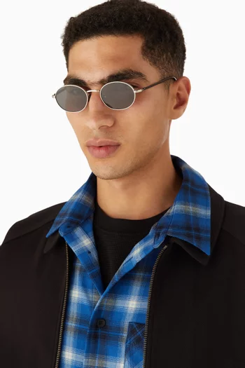 Patrick Sunglasses in Recycled Metal & Bioacetate