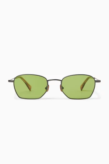 Brit Sunglasses in Recycled Metal & Bioacetate