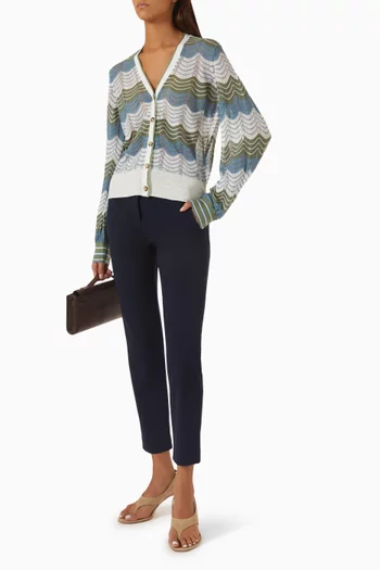 Laurinor Cardigan in Linen-blend