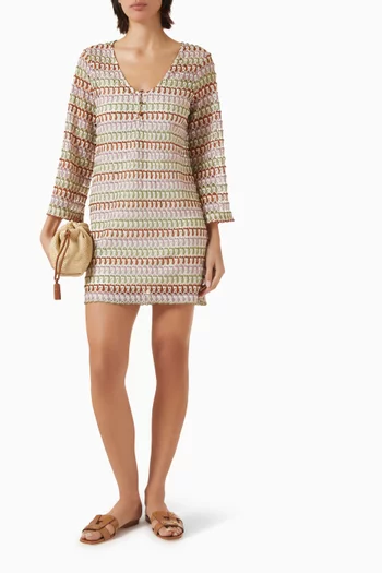 Novien Crochet Mini Dress