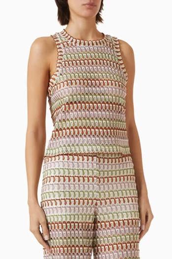 Rhett Crochet Tank Top