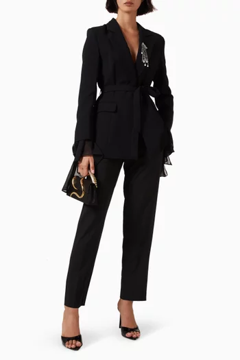 Flared Slim-fit Pants