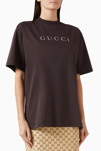Logo T-shirt in Cotton-jersey